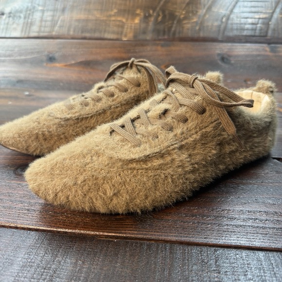 Zara Shoes - Zara Tan Faux Fur Shearling Boho Sneaker Women's Size Eur 40 US 9